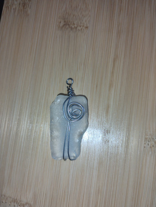 Sea glass pendent.