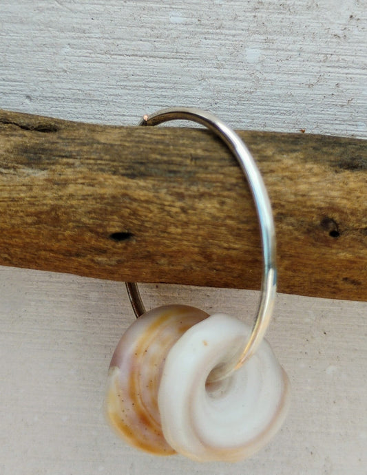 Puka earrings