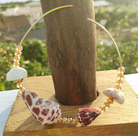 Sparkle Seashell bangle